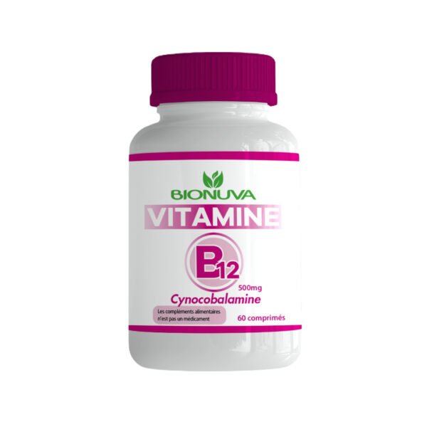 Vitamine B12 500MG - 60 Comprimés